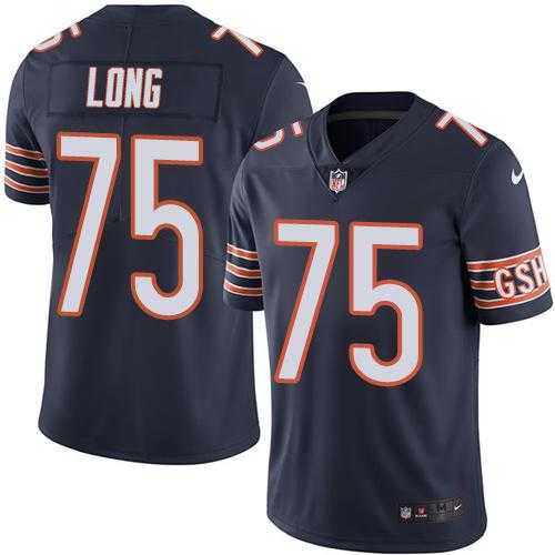 Nike Men & Women & Youth Bears 75 Kyle Long Navy Blue Color Rush Limited Jersey,We sell and wholesale Nike Men & Women & Youth Bears 75 Kyle Long Navy Blue Color Rush Limited Jersey on line form chian!